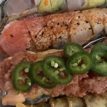 Sushiholics - 4 Yummy Rolls Total: $38.00 ish - Sushi Bars Near Me - West Covina, California Sushiholics - 4 Yummy Rolls Total: $38.00 ish - Sushi Bars Near Me - West Covina, California