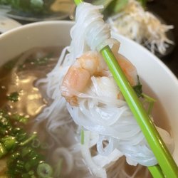 Shrimp in my pho!