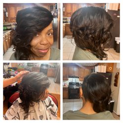 Hairstyles By Taz - Quickweave  shaved side's