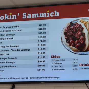 Smokin' Sammich - Menu - Smokehouse Near Me - Las Vegas, Nevada Smokin' Sammich - Menu - Smokehouse Near Me - Las Vegas, Nevada