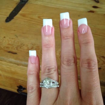 Star Nails - Pink & White: $40 - Nail Salons Near Me - Arlington, Texas Star Nails - Pink & White: $40 - Nail Salons Near Me - Arlington, Texas