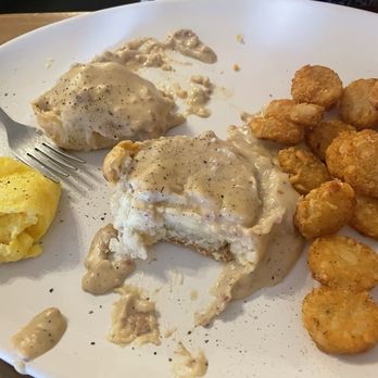 Gold Rush Cafe - This is the best biscuits and gravy I have ever had. - Breakfast & Brunch Near Me - Paducah, Kentucky