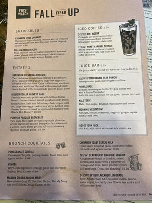 Menu photo 6 First Watch John's Creek, GA