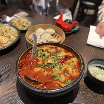 Dynasty Dumpling - Szechuan Spicy Boiled Fish Fillet - Dim Sum Near Me - San Francisco, California