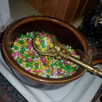 Curry Hut - Indian candy. It's some sort of seed covered in a thin chocolate coating. - Indian Near Me - Augusta, Georgia
