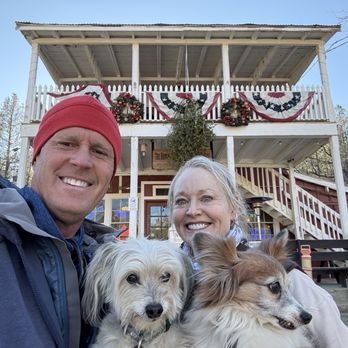 Crown King Saloon & Eatery - Us in front of this AWESOME  Restaurant & Bar - American Near Me - Crown King, Arizona