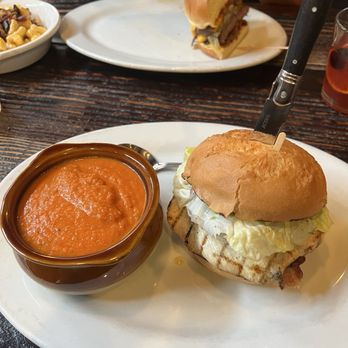 Brasserie Saint James - The Albright & Roasted Tomato Soup - Comfort Food Near Me - Reno, Nevada