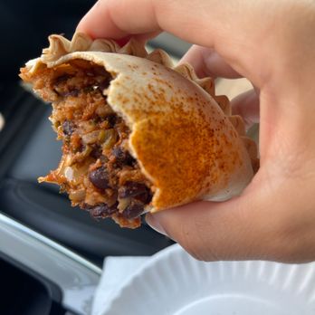 Inika Foods - Bean empanada so you can see the filling - Vegan Near Me - Wilton Manors, Florida Inika Foods - Bean empanada so you can see the filling - Vegan Near Me - Wilton Manors, Florida