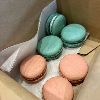 Tom N Toms Coffee - Fruity pebbles and strawberry macarons - Coffee & Tea Near Me - Carrollton, Texas