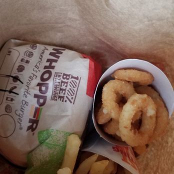 Burger King - Onion Rings and Fries - Fast Food Near Me - Daly City, California