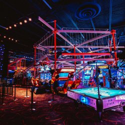 Pinstack - Massive Game Room with Video Games, Prize Games, Virtual Reality, Rock Climbing, High Ropes Course, Bumper Cars and more!