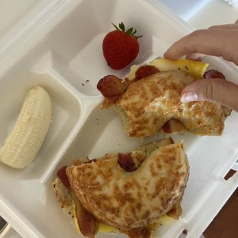 Paradise Bagels Cafe - BEC on Asiago - New American Near Me - Holmes Beach, Florida