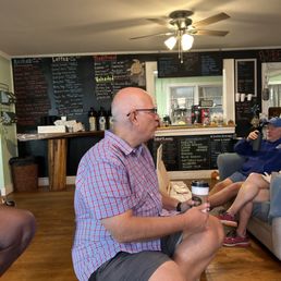 Chatting up other patrons!   Wonderful experience....