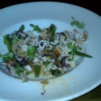 Alta - Calamari "taglierini" - half eaten! - Tapas Bars Near Me - New York, New York