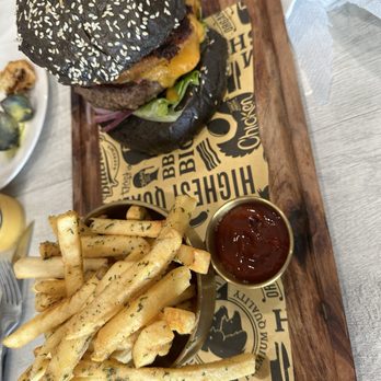 Black Pork - Black burger - American Near Me - Long Beach , California Black Pork - Black burger - American Near Me - Long Beach , California