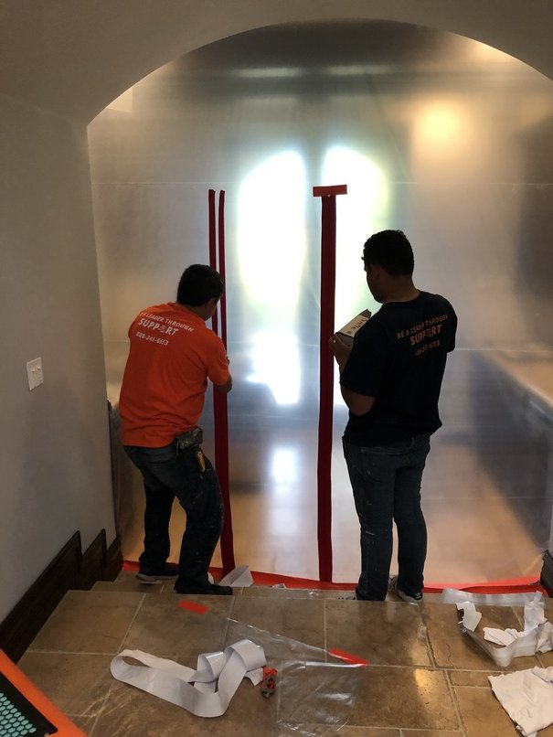 Slide of 911 Restoration of Saint Louis