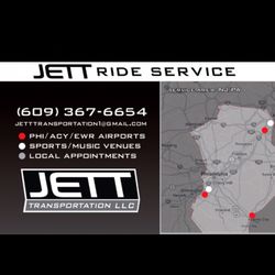 Jett Ride Services - Call now and book your ride! Convenient drop off and pick up!