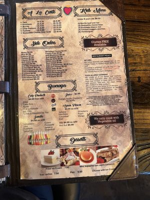 Menu photo 1 La Hacienda Atlanta, GA Menu photo 1 La Hacienda Atlanta, GA