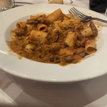 Andiamo - Sausage rigatoni, so much sausage and mushrooms, fantastic treat!! - Italian Near Me - Bellevue, Washington Andiamo - Sausage rigatoni, so much sausage and mushrooms, fantastic treat!! - Italian Near Me - Bellevue, Washington