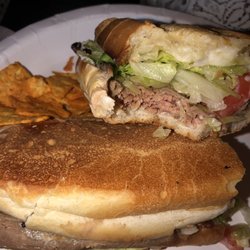 Acropolis Pizza - Roast beef grinder which was SUPERB! Even having to drive 15 min to my house. Delish!