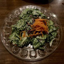 Salad with blue cheese dressing Salad with blue cheese dressing