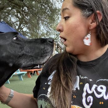 Hops & Hounds - This is NOT my dog but I love her all the same! Surprise pupper kisses to be expected. - Dog Parks Near Me - San Antonio, Texas Hops & Hounds - This is NOT my dog but I love her all the same! Surprise pupper kisses to be expected. - Dog Parks Near Me - San Antonio, Texas
