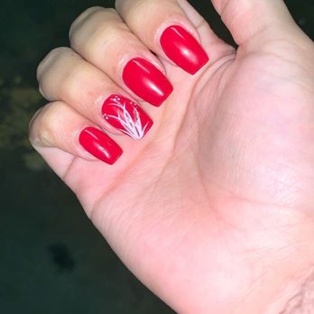 Bella Nails & Spa - Short coffin nails - Nail Salons Near Me - Oxnard, California
