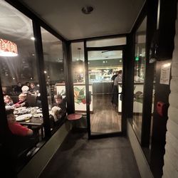 The "private party" and entrance.