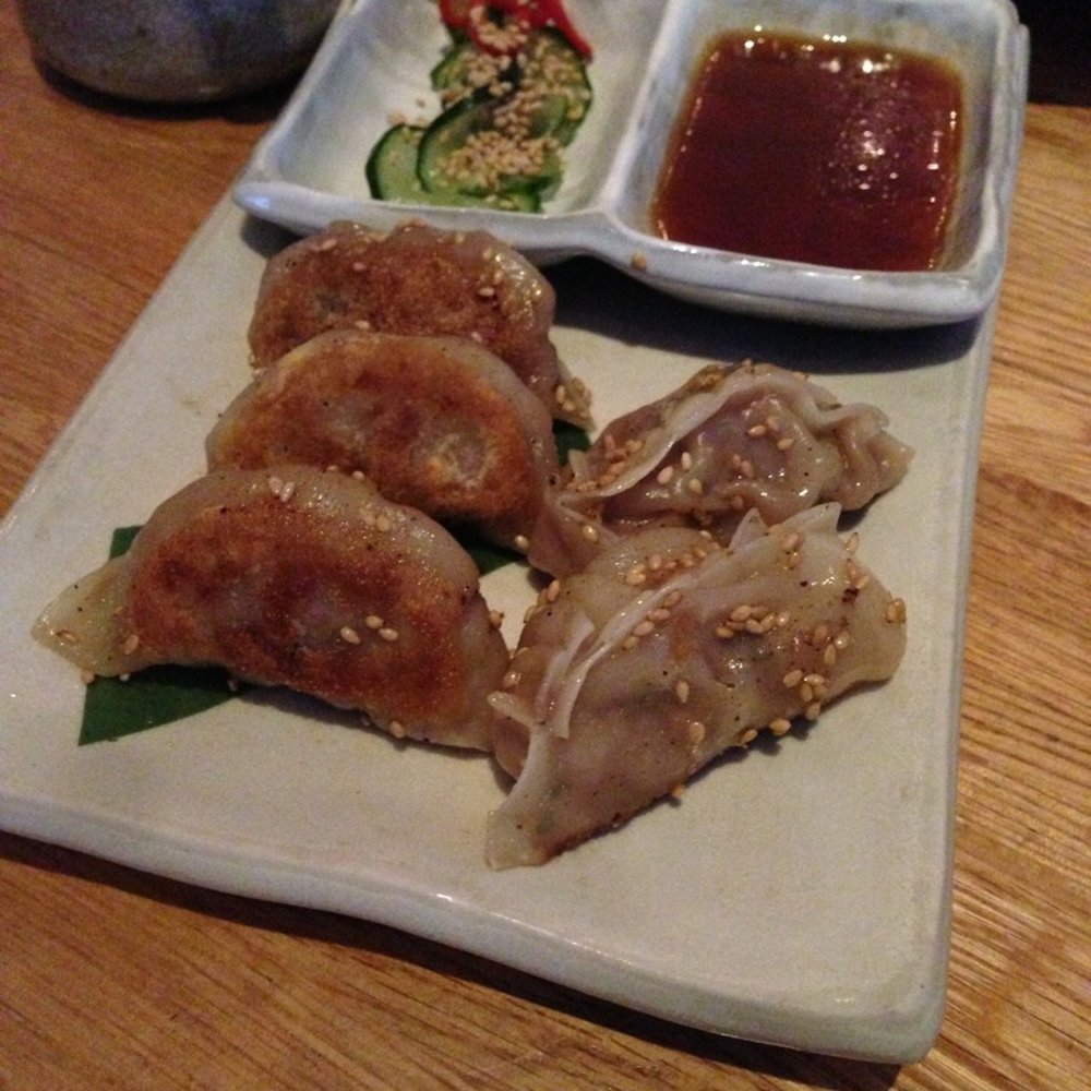 Roka - Beef ginger and sesame dumplings - Japanese Near Me - London, XGL Roka - Beef ginger and sesame dumplings - Japanese Near Me - London, XGL