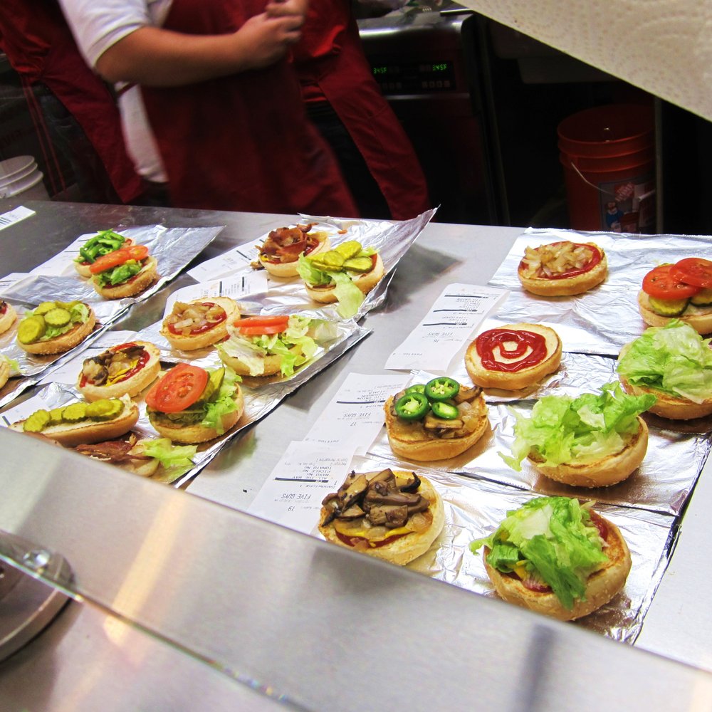 Five Guys - Burgers and hot dogs in the making - Burgers Near Me - Los Angeles, California Five Guys - Burgers and hot dogs in the making - Burgers Near Me - Los Angeles, California