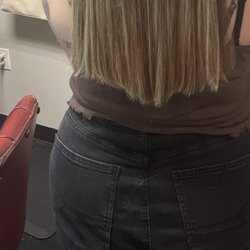 Shenanigan's Hair Studio - Uneven "V" cut