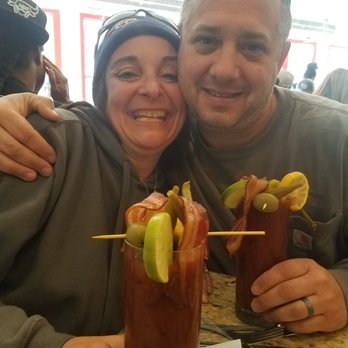 Kitchen Companion Catering - Me and my better half enjoying a random Sunday Bacon Bloody - Yum - Caterers Near Me - Middletown, Rhode Island Kitchen Companion Catering - Me and my better half enjoying a random Sunday Bacon Bloody - Yum - Caterers Near Me - Middletown, Rhode Island