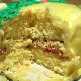 Moist And Creamy - Tahitian Vanilla Bean Cake w/ Strawberries - Easter Cake Special - Desserts Near Me - Century City, California