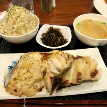 Tanaka Saimin - Tanaka Saimin Miso Butterfish, served with rice, miso soup and konbu sanbaizuke. $14.95 - Japanese Near Me - Honolulu, Hawaii Tanaka Saimin - Tanaka Saimin Miso Butterfish, served with rice, miso soup and konbu sanbaizuke. $14.95 - Japanese Near Me - Honolulu, Hawaii