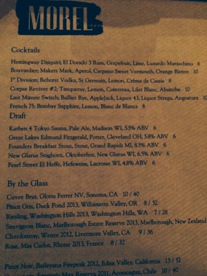 Menu photo 7 Morel Milwaukee, WI
