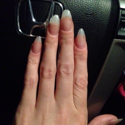 Hidden Valley Nails - Middle and ring finger replacement and fill. It was torture.