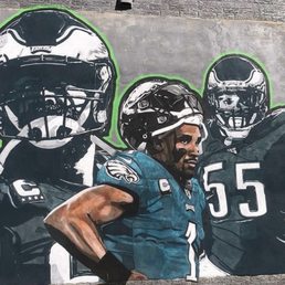 Mural outside the establishment Mural outside the establishment