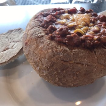 Bread and Brew Alaska - Reindeer Chili in a bread bowl - MUST ORDER. - Bars Near Me - Anchorage, Alaska