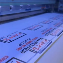 Undecided Printing - Kams Power - Die Cut Stickers