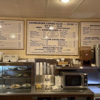 Pie 'n Burger - Menu on the wall - Burgers Near Me - Pasadena, California Pie 'n Burger - Menu on the wall - Burgers Near Me - Pasadena, California