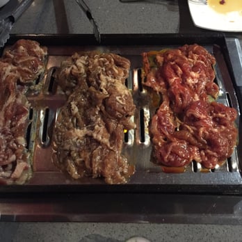 AYCE Gogi - VAN NUYS - Apple Pork, Bulgogi and Spicy Pork...yummy! - Korean Near Me - Van Nuys, California