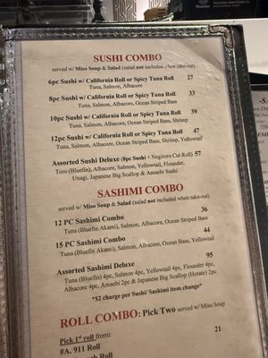 Menu photo 1 Tokyo Sushi Valencia, CA