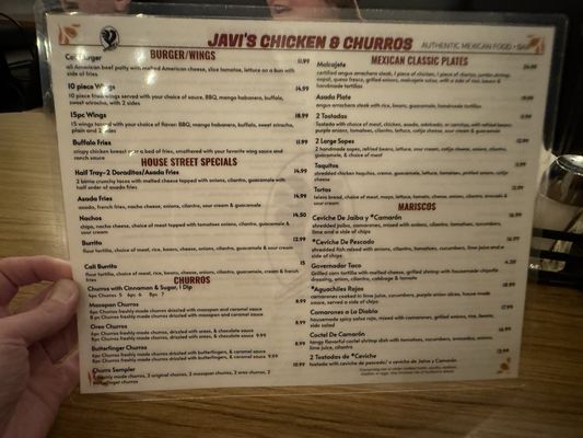 Menu photo 2 Javi's Chicken and Churros Sunnyside, WA Menu photo 2 Javi's Chicken and Churros Sunnyside, WA