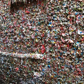 The Gum Wall - Disgusting but cool - Local Flavor Near Me - Seattle, Washington The Gum Wall - Disgusting but cool - Local Flavor Near Me - Seattle, Washington