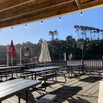 Noyo River Grill - View from our window table. - American Near Me - Fort Bragg, California