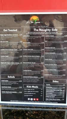 Menu photo 4 La Chia Vegana Lake Worth Beach , FL