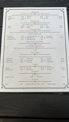 Menu photo 3 Off The Hook Fish Grill Whittier, CA
