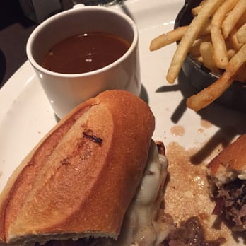 Fire & Oak - Started too soon...the Classic French dip with fries on the side. - New American Near Me - Montvale, New Jersey Fire & Oak - Started too soon...the Classic French dip with fries on the side. - New American Near Me - Montvale, New Jersey