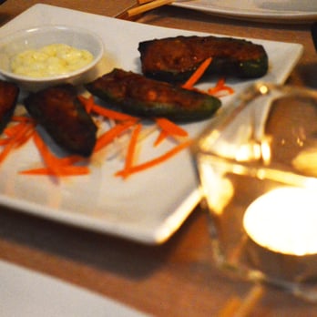 Koo - Hamachi stuffed peppers, $5 HH - Japanese Near Me - San Francisco, California