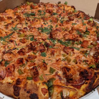 Can Am Pizza - Butter chicken pizza, medium - Pizza Near Me - Redmond, Washington Can Am Pizza - Butter chicken pizza, medium - Pizza Near Me - Redmond, Washington